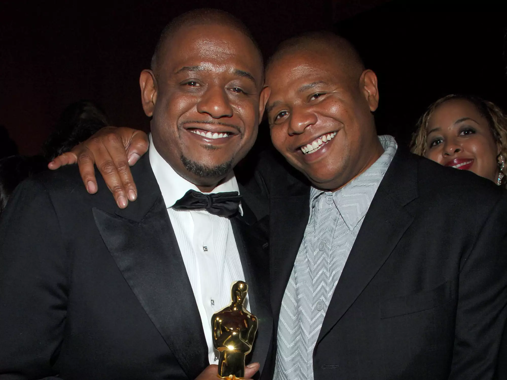 Forest Whitaker and Kenn Whitaker attend the 2007 Vanity Fair Oscar Party. BILLY FARRELL/PATRICK MCMULLAN/GETTY