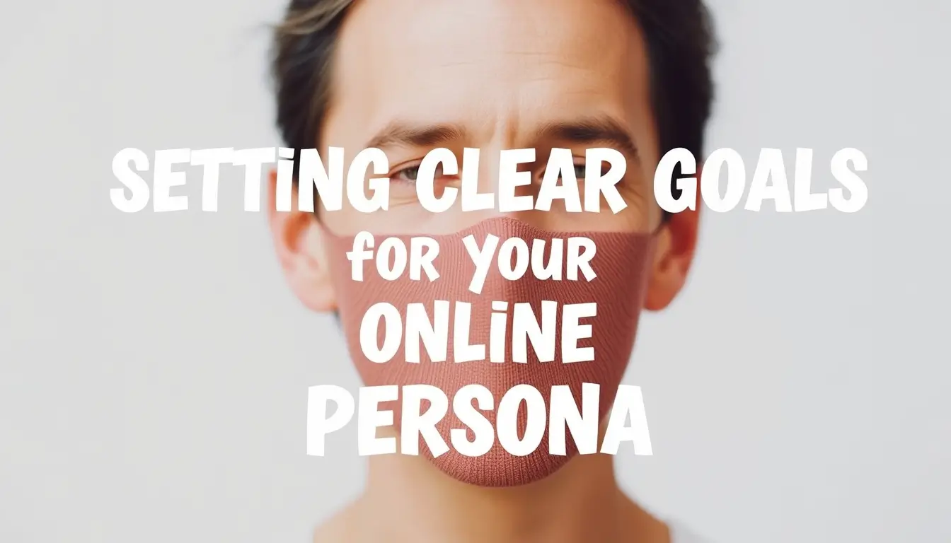 Setting Clear Goals for Your Online Persona